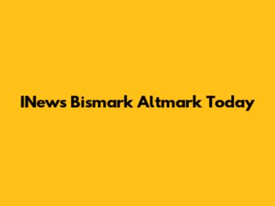 INews Bismark Altmark Today